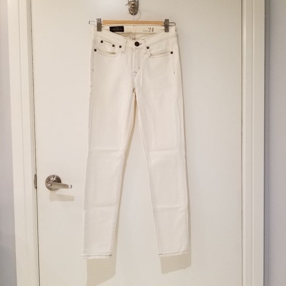 J Crew Ecru Toothpick Jeans - Picture 1 of 4